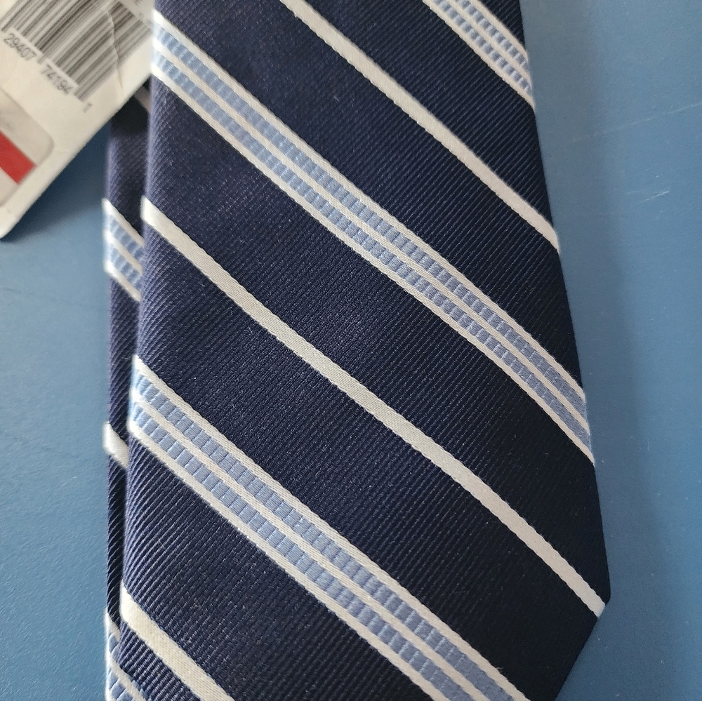 tommy hilfiger striped 3.50 Inch TIE
